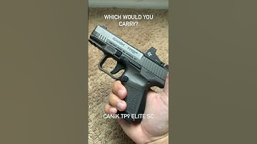 Face-off: Canik TP9 Elite SC vs. Glock 48 - Battle for the Best Concealed Carry! #gun #glock #edc