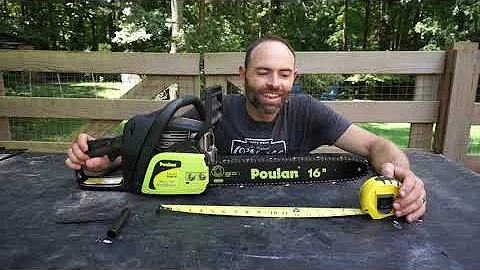 How to measure chainsaw bar length