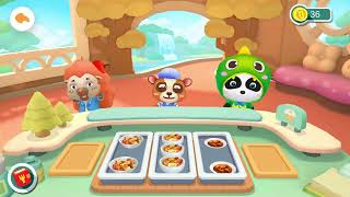 BAYI PANDA KIKI MEMEBELI MASAKAN DAGING KACANG PEDAS DI RESTORAN | KARTUN ANAK | BABYBUS INDONESIA screenshot 2