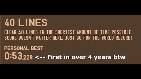TETR.IO - First 40 Lines PB in OVER FOUR YEARS!