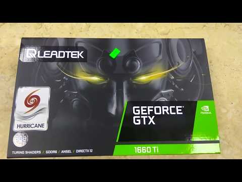 GTX 1660Ti Leadtek Graphics Card Hurricane 6GB 1536 CUDA Cores