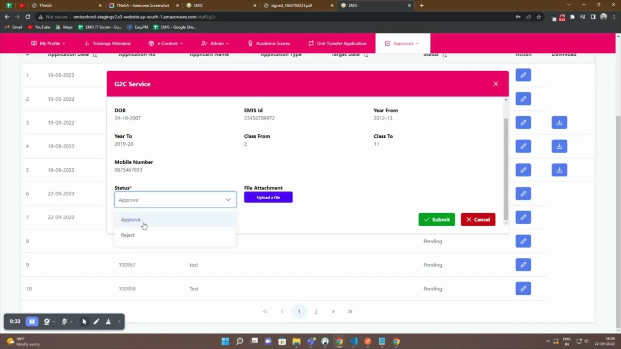 How to approve PSTM applications online HM login G2C Services YouTube