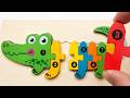 Count Numbers 1-10 Missing Numbers Game! 🐊 1–10 Puzzle Game Easy Learning Game Toddlers & Kids