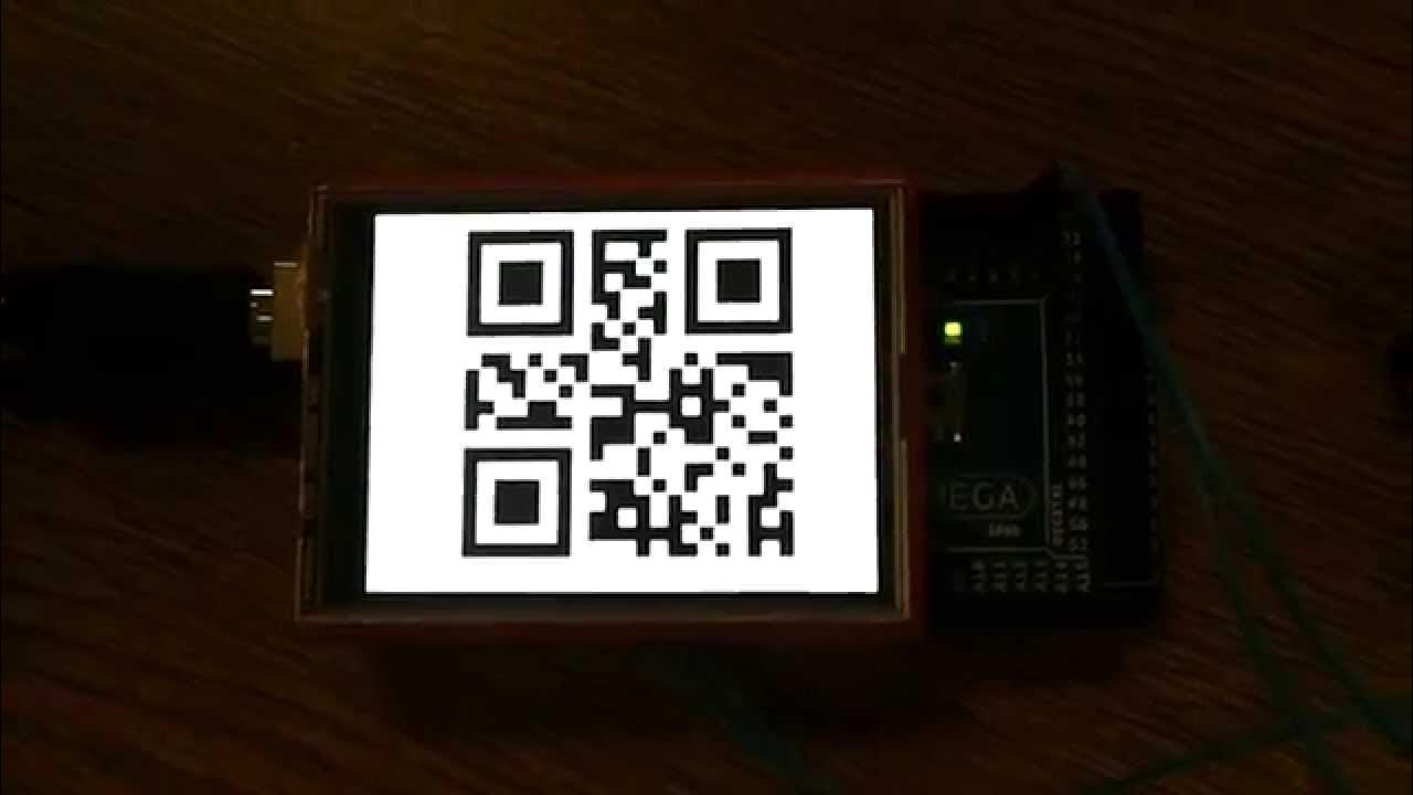 Arduino QR Code Clock - YouTube