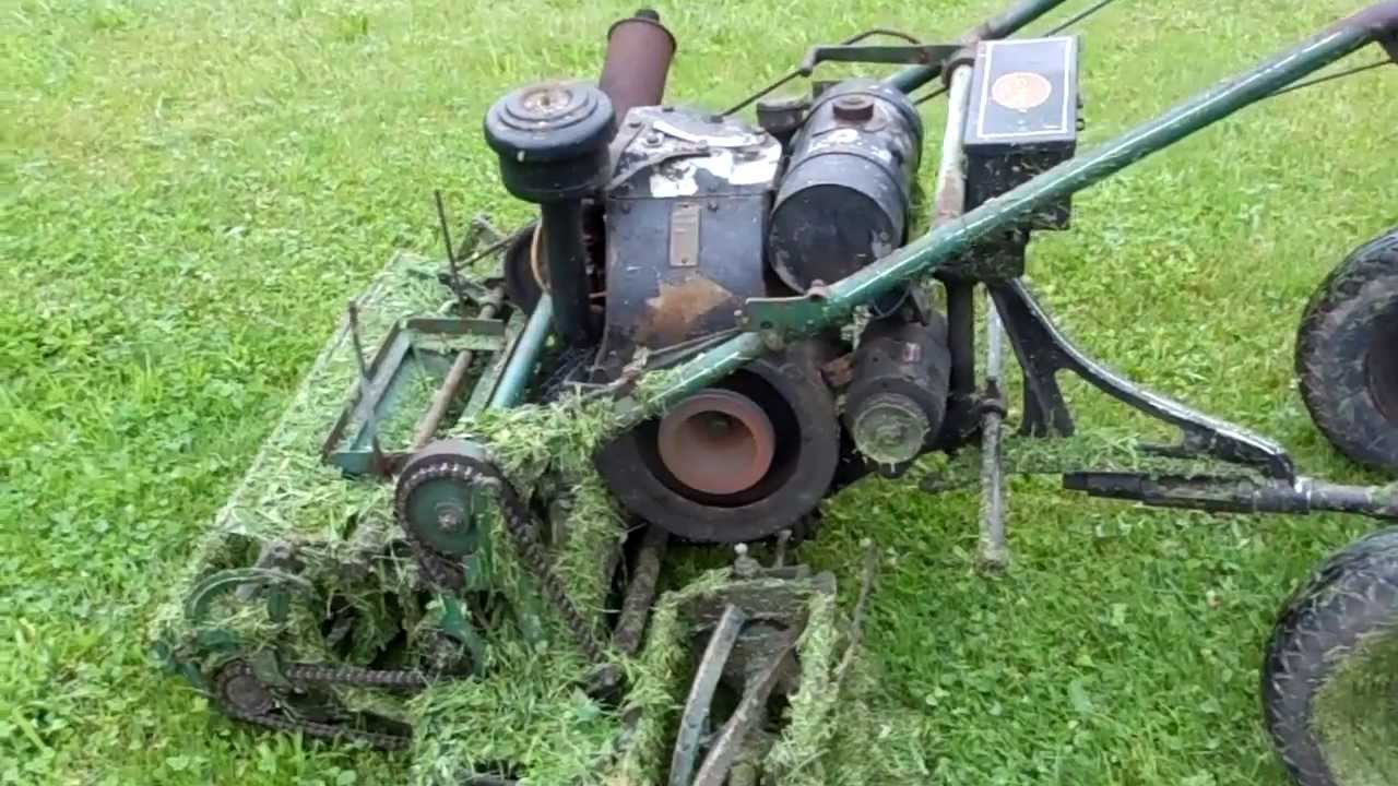 1936 locke triplex with Briggs KR YouTube