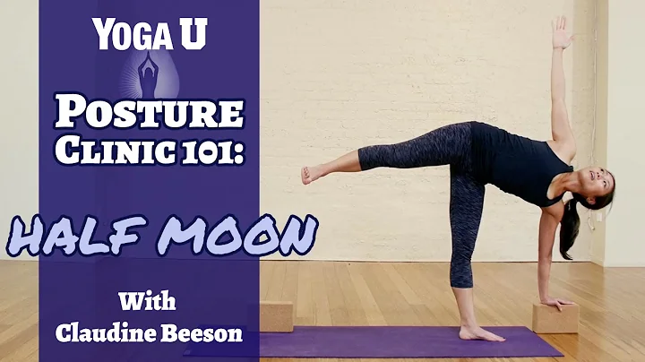 Yoga Poses: Half Moon | Claudine Beeson | YogaUOnl...