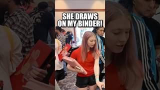 She Drew On My Binder