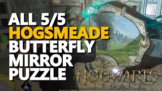 All Hogsmeade Butterfly Mirror Puzzle Hogwarts Legacy Wealth