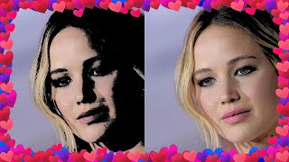 Jennifer Lawrence Pixel Bloom Time Lapse