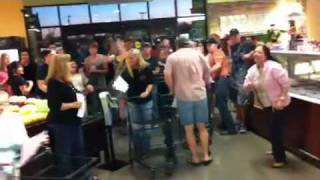 New Earth Market Employee Cart Race