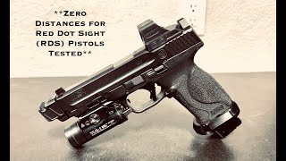 TPM Range Day  What Yardage Should You Zero the Red Dot Sight (RDS) on Your Pistol? Find Out Here!