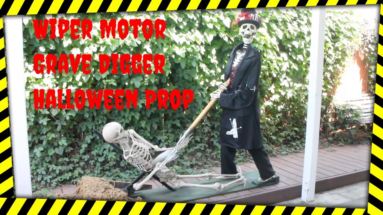 Wiper Motor Grave Digger Halloween Prop Tutorial YouTube