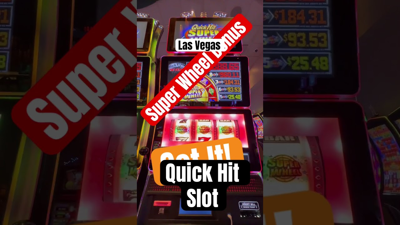 BONUS WHEEL WINNER Quick Hit Super wheel Slot