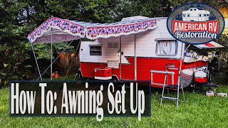 How to: Easy Camper Awning Set Up!