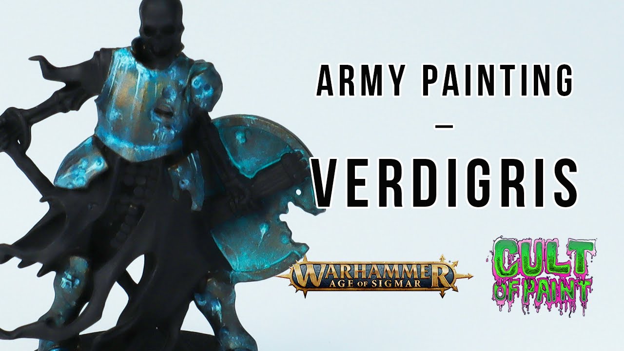 How to Paint VERDIGRIS on your miniatures. YouTube