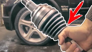 ЗАМЕНА ПОЛУОСИ BMW X5 How to Replace a Front Axle Half Shaft DIY