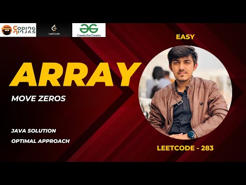 Moves Zeros | LeetCode 283 | Java | DSA | ArrayEasy