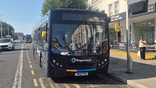 Onboard Stagecoach Bus 28743 (YM15 FPN) | Scania K250UB ADL Enviro300 | Route 1