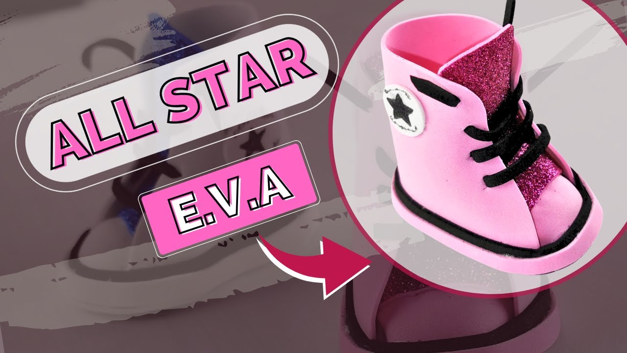 Sapatinho All Star em EVA - DIY