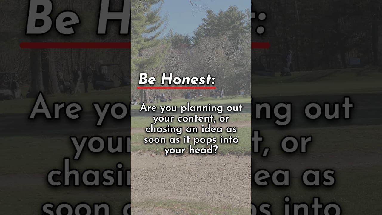 Do you plan your content in advance?