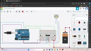 2 PUSH BUTTON WITH DC MOTOR IN ARDUINO (CLOCKWISE AND ANTICLOCKWISE DIRECTION) - TINKERCAD