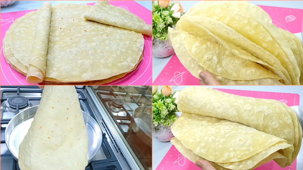 ليه تشتريه❗عيش الشاورما والسندوتشات❗بديل الكريب❗طري خفيف وبدون مقادير وبجد كل يوم هتعمليه