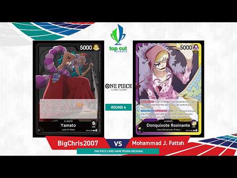 BigChris2007 vs Mohammad | Round 4 | One Piece Card Game Offline Regional Championship in Peoria, IL