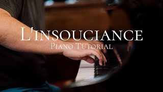 Dominique Charpentier - L'insouciance (piano tutorial)