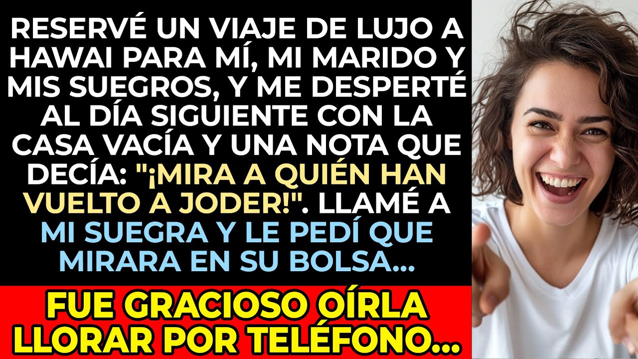 Reservé Un Viaje De Lujo a Hawai Para Mí, Mi Marido Y Mis Suegros, Pero Se Fueron Sin Mí, Dejándome.