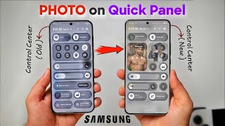 Best Way to Customise - Samsung OneUI 8.5 New Quick Panel 🔥 Add PHOTO on Quick Panel  screenshot 5