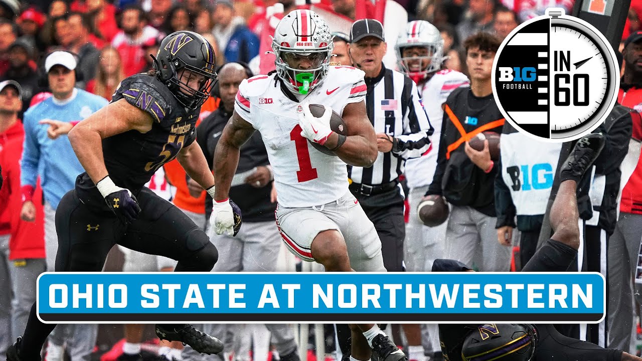 Ohio State at Northwestern | Nov. 17, 2024 | B1G Football in 60 - YouTube