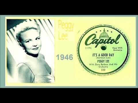 Peggy Lee - It's A Good Day 'Vinyl' - YouTube