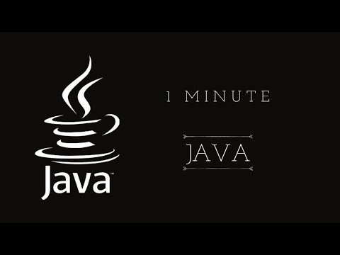Java in One Minute: The Foundation of Modern Software Development!