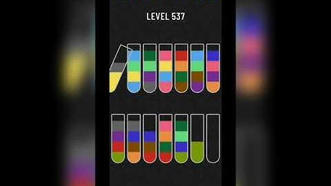 Water sort puzzle level 537