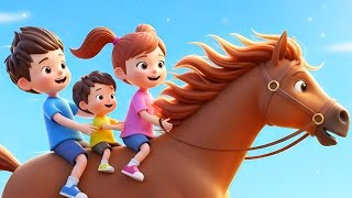 Lakdi ki kathi | लकड़ी की काठी | Lakdi Ki Kathi Kathi Pe Ghoda | Hindi Rhymes For Children screenshot 3