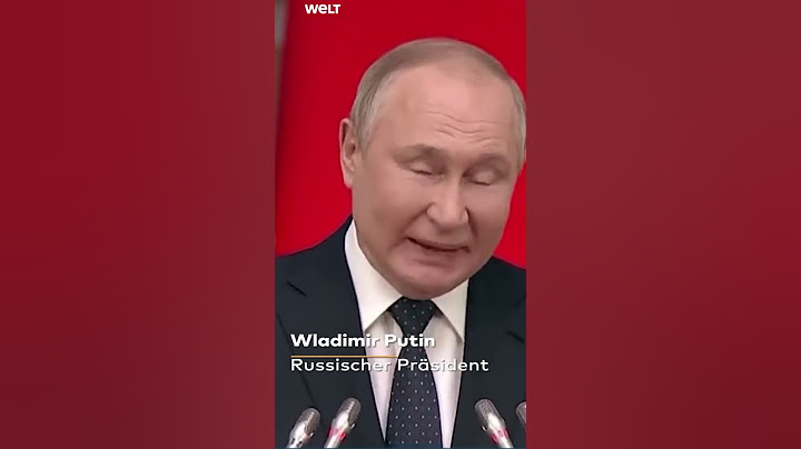 PUTIN DROHT EISKALT: "Unsere Vergeltungsschläge werden blitzschnell erfolgen" | WELT #Shorts