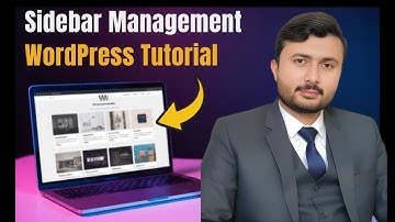 How to Add or Remove Sidebar in WordPress | WordPress Sidebar Tutorial