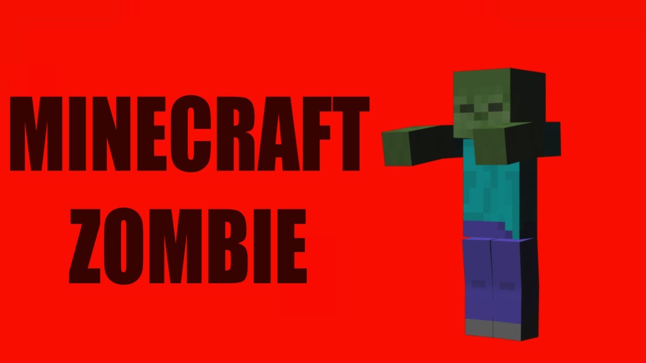 Red Screen Minecraft Zombie (1080p HD) - YouTube