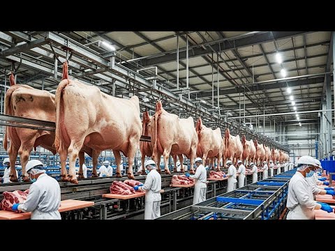 مشاهد لا ت صد ق من داخل أكبر مسلخ أبقار في العالم لن تصدق ما يحدث هناك