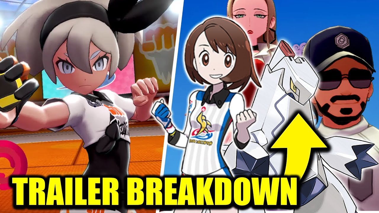 NEW Pokemon Sword and Shield TRAILER Breakdown, New Gym leader, Gigantamaxing, New Pokemon ...