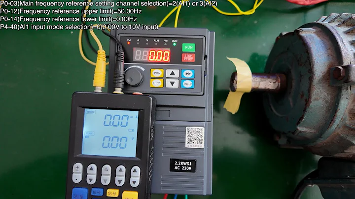 How to Control VFD’s Frequency Using a 0–10V or 0–20mA Analog Signal?