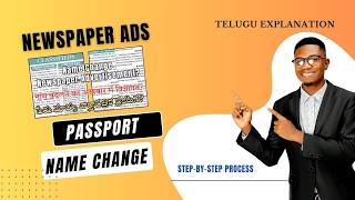 How To Publish Name Change Advertisement In Two Local City Newspapers Full Guide 2026 In Telugu