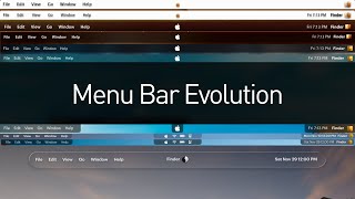 macOS Top Bar Evolution (10 - 25) | WUIAU