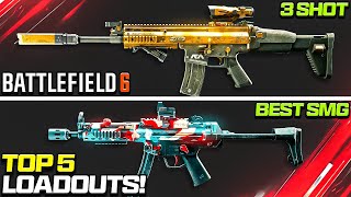 Battlefield 6: Top 5 ZERO RECOIL Loadouts You NEED! (BF6 Best Guns)