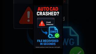 Recover Lost AutoCAD Files in Seconds! 💾 | Enable AutoSave & Never Lose Work Again