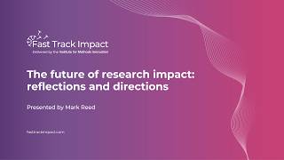 Famous The future of research impact: reflections and directions Wealth