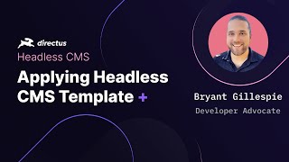 Lesson 0 - Apply Headless CMS Website Template - Onboarding