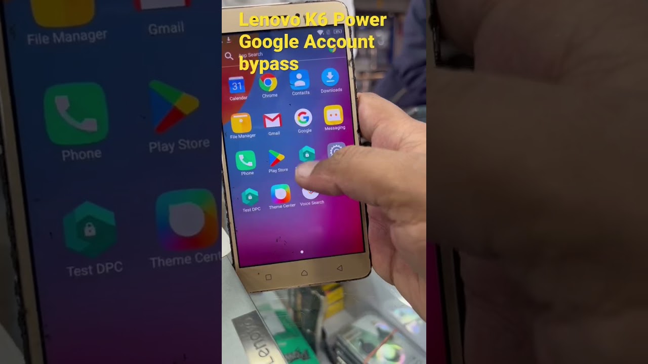 Lenovo K6 Power Google Account bypass