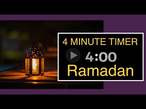4 minute timer Ramadan #ramadan #timer #countdown