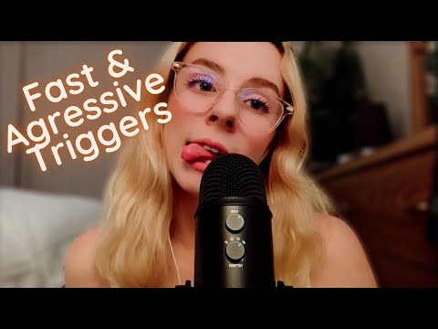 ASMR - FAST & AGGRESSIVE TRIGGERS (Sooo Tingly 🤤)